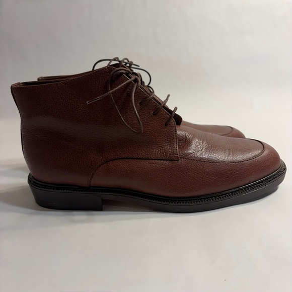 NIB Vintage Eddie Bauer Made in Italy Tumbled Leather Chukka Boots Women's 9 M - Picture 9 of 16